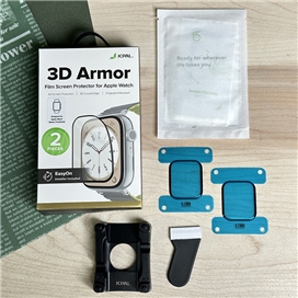 محافظ صفحه نمایش اپل واچ جی سی پال JCPAL مدل 3D Armor مناسب برای Apple Watch Size 41