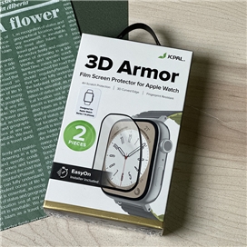 محافظ صفحه نمایش اپل واچ جی سی پال JCPAL مدل 3D Armor مناسب برای Apple Watch Size 44