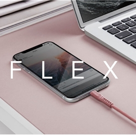 کابل شارژ USB-C به لایتنینگ برند یونیک مدل FLEX