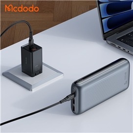 پاوربانک 65 وات ظرفیت 20000 مک دودو بهمراه کابل شارژ Mcdodo 20000 mAh 65W light Interaction MC-446