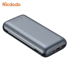 پاوربانک 65 وات ظرفیت 20000 مک دودو بهمراه کابل شارژ Mcdodo 20000 mAh 65W light Interaction MC-446