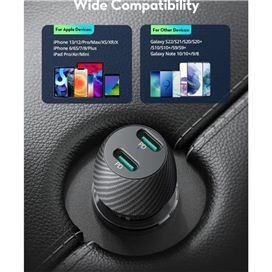 شارژر فندکی 50 وات مدل RP-VC032 راوپاور – Car charger