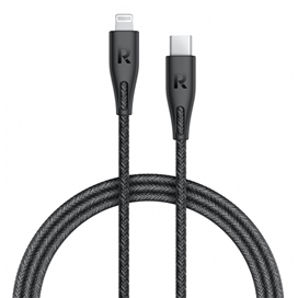 کابل تبدیل USB-C به لایتنینگ راو پاور مدل RP-CB1017 طول 1.2 متر