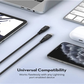 کابل تبدیل USB-C به لایتنینگ راو پاور مدل RP-CB1017 طول 1.2 متر