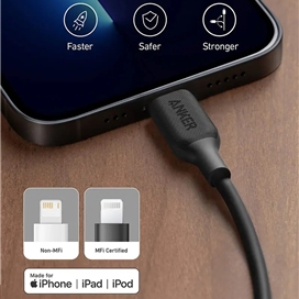 کابل تایپ سی به لایتنینگ نسل پنجم انکر  Anker 541 USB-C to Lightning Cable (30 cm)