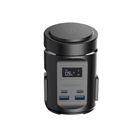 چند راهی برق و شارژر وایرلس پاورولوژی Powerology MagSafe Power Hub PWCUQC014 دارای 4 پورت