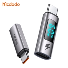 تبدیل پورت لایتنینگ به تایپ سی مک دودو مدل MCDODO OT-5990 با نمایشگر دیجیتال