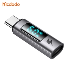 تبدیل پورت لایتنینگ به تایپ سی مک دودو مدل MCDODO OT-5990 با نمایشگر دیجیتال