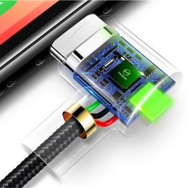 کابل شارژ و انتقال داده لایتنینگ مک دودو Mcdodo CA-538 90Degree Reversible Lightning Cable 1.2M