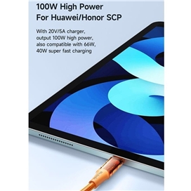کابل سوپر فست شارژ و انتقال داده تایپ‌سی به تایپ‌سی 1.8 متری مک‌دودو MCDODO CA-211 100W Charging Cable
