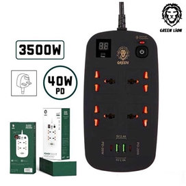 چندراهی برق تایمر دار گرین لاین Green Lion Power Socket GNPS2PDBK