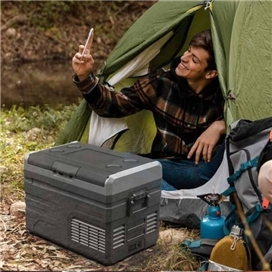 یخچال و فریزر مسافرتی هوشمند پاورلوژی مدل Small Dual Compartmentبا ظرفیت 37.5 لیتر