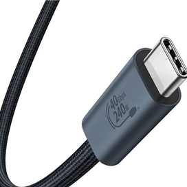 کابل دو سر تایپ سی 240 واتی 1 متری بیسوس Baseus Flash Series 2 USB 4 Data Cable P10311803111