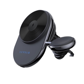 هولدر و شارژر وایرلس خودرو لِوِلوُ Levelo Siena 2 In 1 Wireless Car Charger