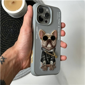 قاب Nimmy Glasses Series طوسی مناسب برای Apple iPhone 15 Pro Max