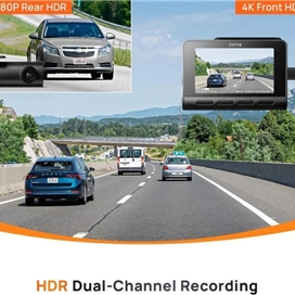 دوربین خودرو شیائومی مدل Xiaomi 70mai 4K A810 HDR Dash Cam Set همراه دوربین عقب