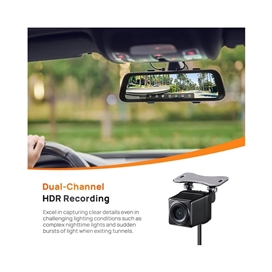 آینه هوشمند خودرو شیائومی مدل Xiaomi 70mai Rearview Dash Cam S500 Set