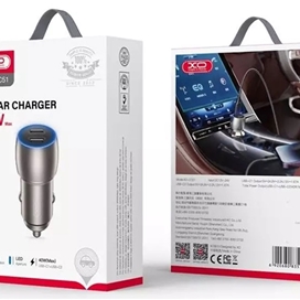 شارژر فندکی 2 پورت ایکس او XO CC51 PD Car Charger توان 40 وات