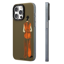 قاب YOUNGKIT یانگکیت Graceful Silhouette Bemice Gentle Orange Magsafe Series مناسب برای Apple iPhone 15 Pro Max