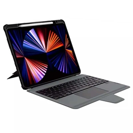 کیف کلاسوری کیبورد دار نیلکین مدل Bumper Combo Keyboard مناسب برای تبلت اپل  iPad Pro 12.9 2022 / 2021 / 2020