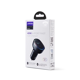 شارژر فندکی 4 پورت 45 وات جویروم Joyroom 4 Port Fast Car Charger JR-CL09