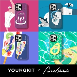 قاب YOUNGKIT یانگکیت Sorkhabi Aki Ishibashi Summer Magsafe Series مناسب برای Apple iPhone 15