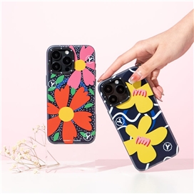 قاب YOUNGKIT یانگکیت Red Sunshine Flowery Smile Magsafe Series مناسب برای Apple iPhone 15 Pro Max