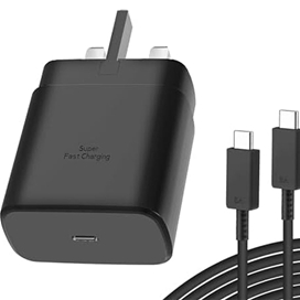 آداپتور سوپر فست شارژر سامسونگ اورجینال 45 وات همراه کابل1.8 متر Samsung Super Fast Charger 45W EP-T4510XBEGGB