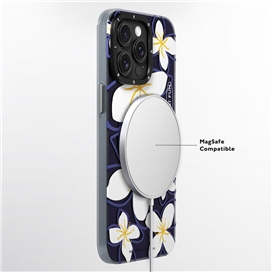 قاب YOUNGKIT یانگکیت White Sunshine Flowery Smile Magsafe مناسب برای Apple iPhone 15