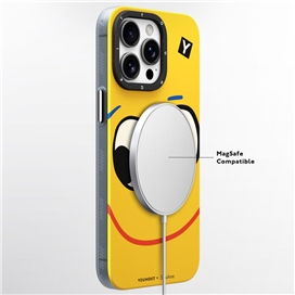 قاب YOUNGKIT یانگکیت Big Yellow Sunshine Smiling Eyes Magsafe Series مناسب برای Apple iPhone 13 Pro Max