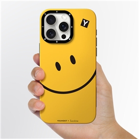 قاب YOUNGKIT یانگکیت Small Yellow Sunshine Smiling Eyes Magsafe Series مناسب برای Apple iPhone 14