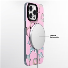 قاب YOUNGKIT یانگکیت Pink Color Changing Floral Magsafe Series مناسب برای Apple iPhone 15 Pro Max