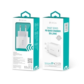 شارژر دیواری Devia Smart Series PD Quick Charger (EU 25W)