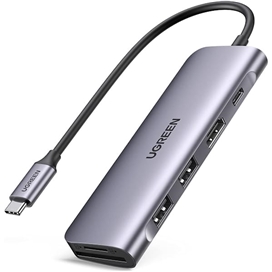 هاب 6 و 7 پورت USB-C یوگرین مدل CM195