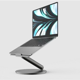 استند لپ تاپ و تبلت رو میزی برند پاورولوژی مدل Powerology Rotatable Desktop Stand for Laptop PLPRSTGY