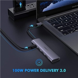 هاب 5 پورت 6 پورت USB-C یوگرین مدل CM136