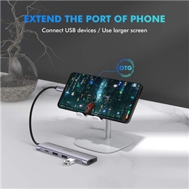 هاب 5 پورت 6 پورت USB-C یوگرین مدل CM136