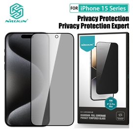 محافظ صفحه نمایش حریم شخصی نیلکین مدل Guardian Privacy مناسب برای گوشی موبایل اپل iPhone 15 Pro