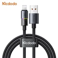 کابل شارژ لایتنینگ 1.2 متر مک دودو Mcdodo Colorful Lights Lightning Cable CA-8170