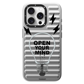 قاب YOUNGKIT یانگکیت Silver Open Your Mind Magsafe Series مناسب برای Apple iPhone 15 Pro