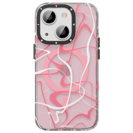 قاب YOUNGKIT یانگکیت Pink Ink Painting Classic Anti-Drop Impact Series Apple iphone مناسب برای Apple iPhone 14 Pro Max