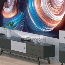 ویدئو پروژکتور DLP قابل حمل پاورولوژی Powerology 4K Ultra Short Throw DLP Projector PUSHDLP