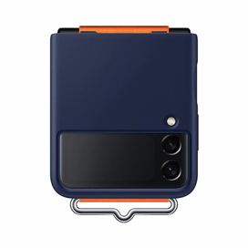 کاور Silicone Cover With Strap سامسونگ Galaxy Z Flip 3