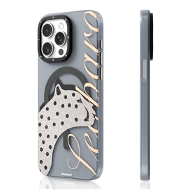 قاب YOUNGKIT یانگکیت  Leopard Glitter Magsafe Series مناسب برای Apple iPhone 15 Pro Max