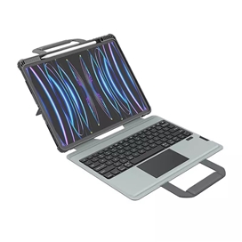 کیف کلاسوری کیبورد دار نیلکین مدل Bumper Go Keyboard مناسب برای تبلت اپل Ipad Pro 11 2020 / 2021 / 2022