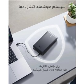 پاوربانک انکر مدل PowerCore 537 توان 65W ظرفیت 24000 میلی آمپر ساعت