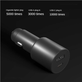 شارژر فندکی فست شارژ شیائومی Xiaomi Car Charger Fast Charging 1A1C MDY-16-EQ توان 43 وات