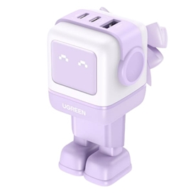 شارژر دیواری 65 وات Nexode با دو پورت USB-C و یک پورت USB-A یوگرین مدل CD361