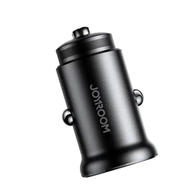 شارژر فندکی دوپورت 30 وات جویروم Joyroom Mini Metal Fast Car Charger JR-CCN05