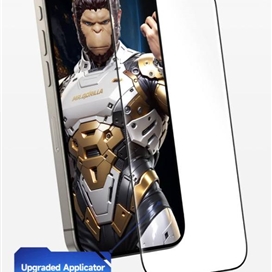 گلس برند بلوئو مدل Blueo AR 3D Curved Hot bending Tempered Glass  HD with applicator مناسب برای Apple iPhone 16 Pro Max